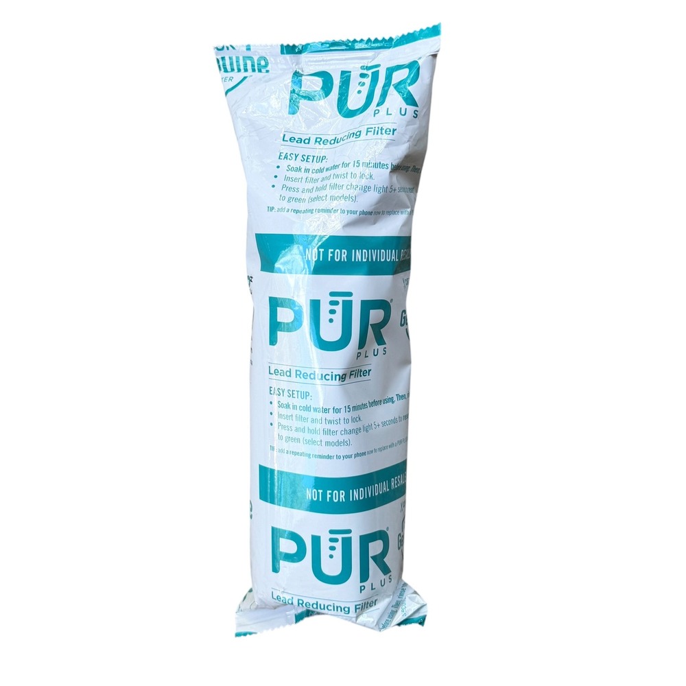 PURβ PLUS Lead Reducing Water Filter Replacement Genuine 2 Month Filter White